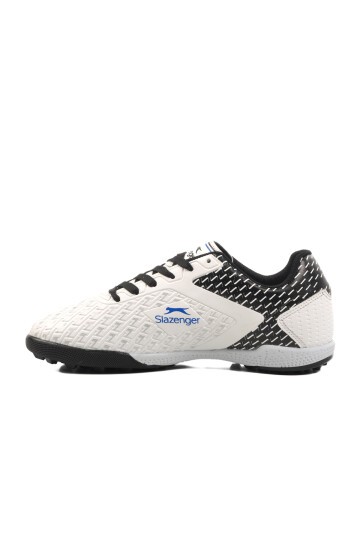 Slazenger Beyaz-Siyah Çocuk Halı Saha Ayakkabısı
