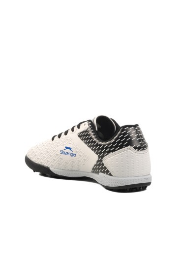 Slazenger Beyaz-Siyah Çocuk Halı Saha Ayakkabısı