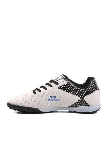 Slazenger Beyaz-Siyah Erkek Halı Saha Ayakkabısı