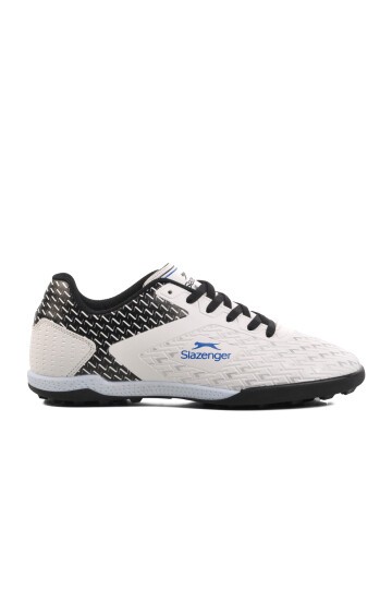 Slazenger Beyaz-Siyah Erkek Halı Saha Ayakkabısı