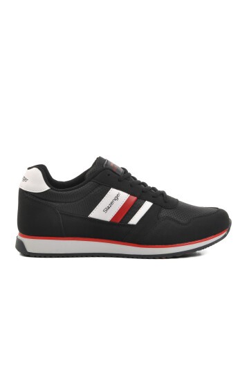 Slazenger Siyah-Kırmızı Erkek Spor Ayakkabı
