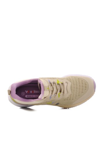 Walkway Bej Memory Foam Unisex Spor Ayakkabı