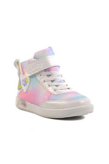 Walkway Beyaz Cırtlı Kız Çocuk Sneaker