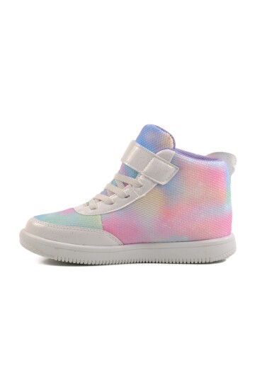 Walkway Beyaz Cırtlı Kız Çocuk Sneaker