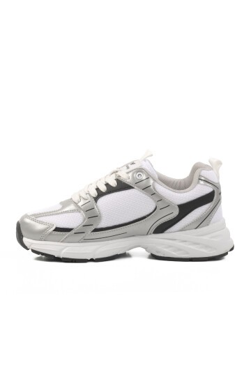 Walkway Beyaz Siyah Unisex Spor Ayakkabı