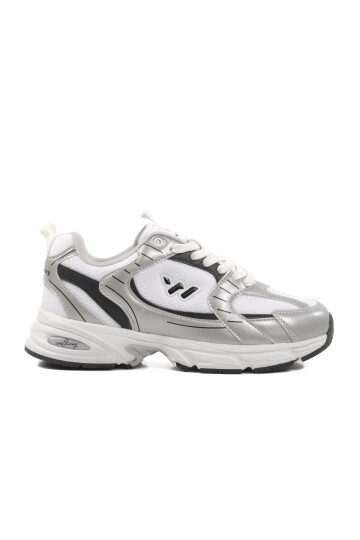 Walkway Beyaz Siyah Unisex Spor Ayakkabı