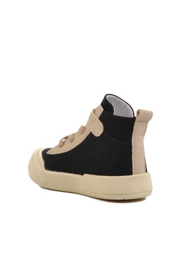 Walkway Siyah Cırtlı Çocuk Sneaker