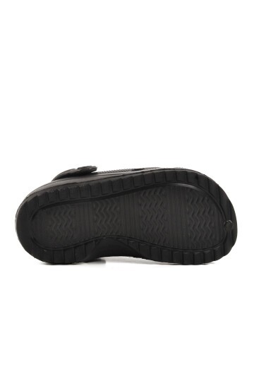 Walkway Siyah Unisex Sabo Çocuk Terlik 205 F