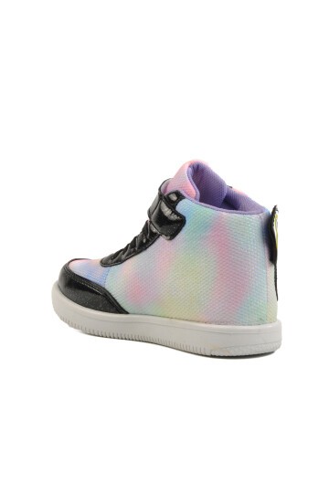 Walkway Siyah Cırtlı Kız Çocuk Sneaker