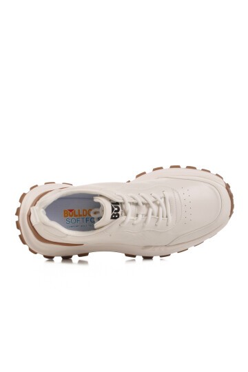 Beyaz Memory Foam Hakiki Deri Erkek Spor Ayakkabı 250427 M