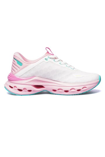 Beyaz-Pembe Tekstil Kadın Spor Ayakkabı 900682 Hml Horizon