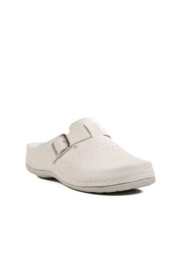 Beyaz  Anatomik Erkek Sabo Terlik 52.002 M