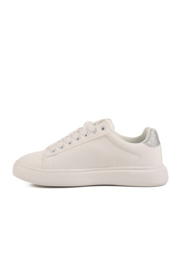 Beyaz Poliüretan Kadın Sneaker Benetton BNI-11567 Z