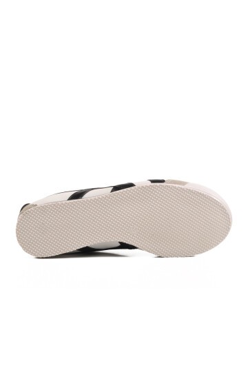 Beyaz-Siyah Hafif Unisex Spor Ayakkabı E-2006 G