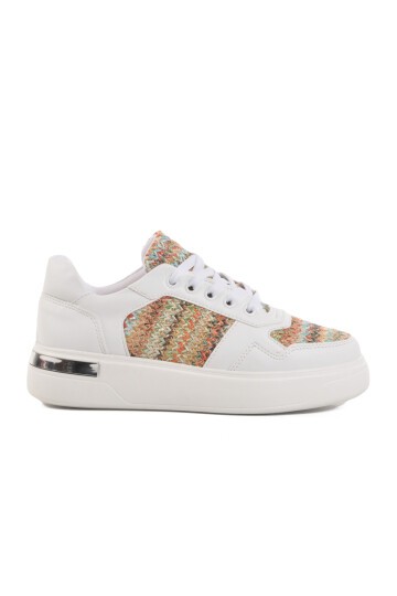 Beyaz Hafif Kadın Sneaker 13007 Z