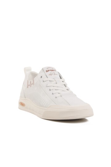 Beyaz Hafif Esnek Erkek Sneaker 25Y510-13 M