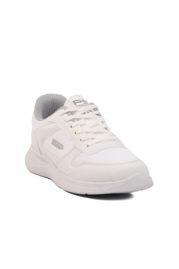 Beyaz Fileli Hafif Unisex Spor Ayakkabı Pasomia G