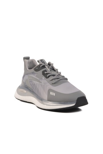 Gri Memory Foam Hafif Esnek Erkek Spor Ayakkabı 250421 M
