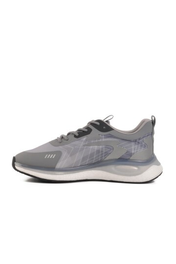 Gri Memory Foam Hafif Esnek Erkek Spor Ayakkabı 250421 M