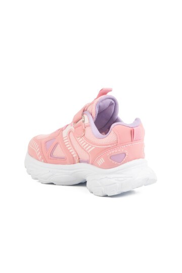 Pembe-Lila Fileli Çocuk Spor Ayakkabı 1500 P