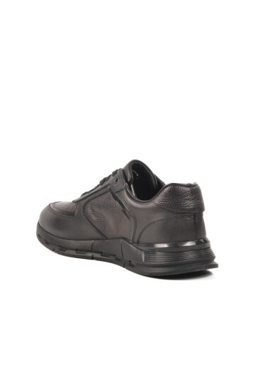 Siyah Hakiki Deri Erkek Sneaker 4K1836-6283 M