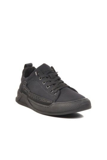 Siyah Tekstil Erkek Sneaker Punch M