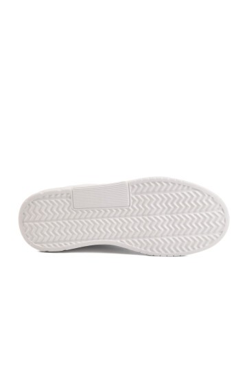 Fashion Beyaz-Gümüş Kadın Spor Ayakkabı 163 G