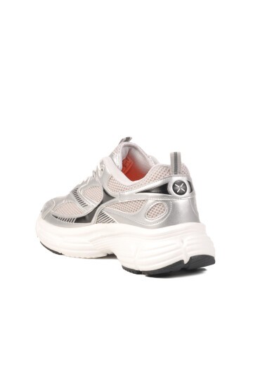 Gümüş Fileli Kadın Spor Ayakkabı GS-251-530 G
