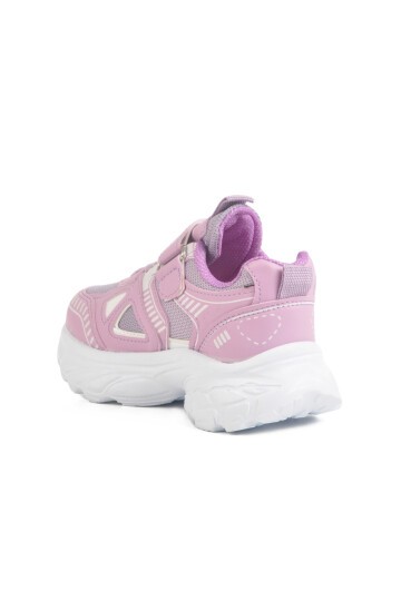 Lila Fileli Çocuk Spor Ayakkabı Almera Kids 1500 P