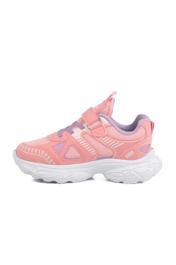 Pembe-Lila-Lila Fileli Çocuk Spor Ayakkabı 1500 F