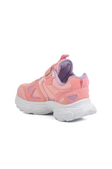 Pembe-Lila-Lila Fileli Çocuk Spor Ayakkabı 1500 F
