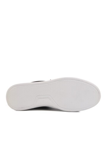 Siyah-Beyaz Hakiki Deri Erkek Sneaker Premium 2040 M