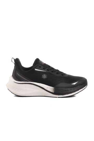 Siyah-Beyaz Fileli Unisex Spor Ayakkabı Maures 101 25063 G
