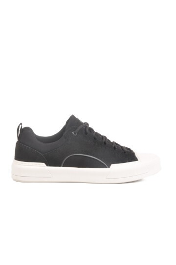 Siyah Hakiki Deri Erkek Sneaker 23Corvet M