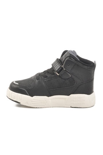 Siyah  Çocuk Sneaker King Uzun P