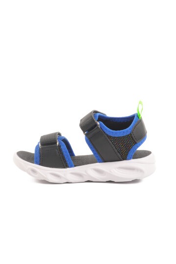 Siyah-Saks Çocuk Sandalet Ba & Ba 018127 P