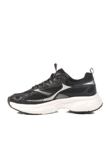Siyah Fileli Kadın Spor Ayakkabı GS-251-530 G