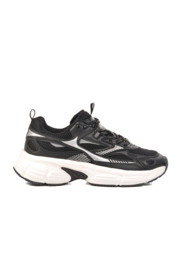 Siyah Fileli Kadın Spor Ayakkabı GS-251-530 G